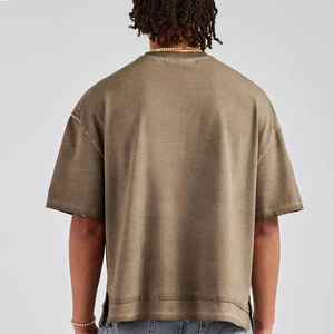 High Quality 100% Cotton Made Custom Logo Printed Boxy Fit T Shirts Professional Manufacturer Made Boxy Fit T Shirts - Product Image 2