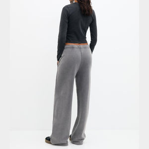 Top de tela de punto de patrón sólido informal personalizable de alta calidad para mujer con conjuntos de impresión Digital para mujer - Product Image 6