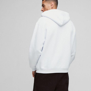 Nouvelle Mode Blanc Oversize Boxy Worldwide Texte Zip Up Through Basics Sweat à Capuche Coton Mélangé Personnalisé Dernière Conception Sweats à Capuche pour Hommes - Product Image 2