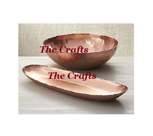 Trois tailles différentes bols à mélanger bol de chocolats de forme ronde en cuivre fait à la main avec poignées à prix bon marché - Product Image 5