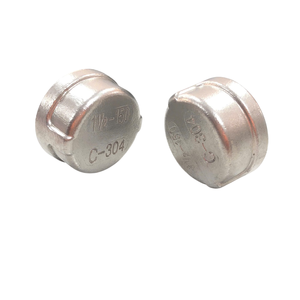 Tapa redonda roscada de acero inoxidable de alta calidad de 1-1/2 pulgadas OEM/ODM Superficie lisa de embalaje personalizado para industrias variadas - Product Image 2