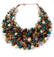Collier ras du cou coloré fait main en argent plaqué, style bohème, pour enfants, idéal pour les fêtes, cadeau émotionnel, best-seller