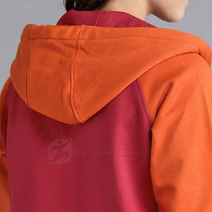 2023 último diseño Casual algodón cremallera sudaderas con capucha mujer alto invierno forro polar de talla grande servicios OEM mejor venta estampado con capucha - Product Image 5