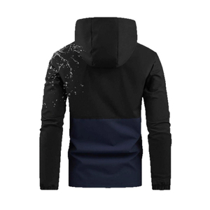 Veste tactique de chasse respirante en softshell à fermeture éclair tissée de grande taille coupe-vent personnalisée par le fabricant pour hommes - Product Image 4