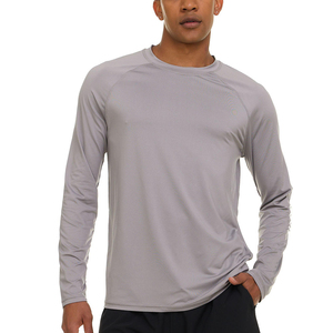 Vente en gros Nouveau look Vêtements d'extérieur Rash Guard T-shirts à manches longues Nouveau produit Ras du cou Slim-fit Rash Guard pour hommes personnalisé OEM - Product Image 5