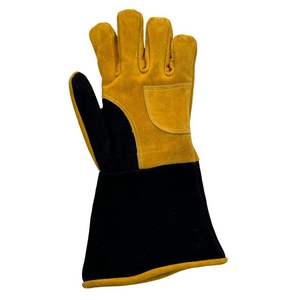 Gants de soudage en stock prêts à l'emploi Gants de soudage en cuir isolés résistants aux coupures et conçus sur mesure Travaux de sécurité - Product Image 4