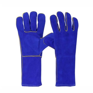Guantes de soldadura de cuero superventas de alta calidad, Material suave anticorte anticalor, ajuste cómodo, servicio OEM para consumidores - Product Image 4