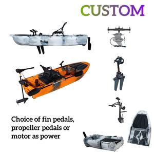 Kayak de navigation modulaire en HDPE de haute qualité, 10 pieds, avec aileron réglable, pédale unique, pour la pêche, le surf en mer, la pêche au poisson vivant, cabine pour 1 personne - Product Image 5
