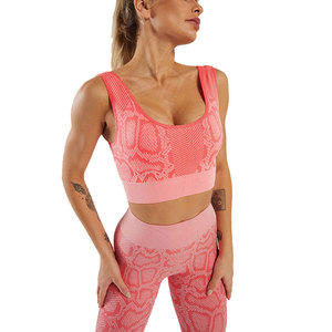 Venta al por mayor de verano de las mujeres sólido transpirable de talla grande de cintura media 100% algodón 2 piezas Fitness Yoga Set - Product Image 3