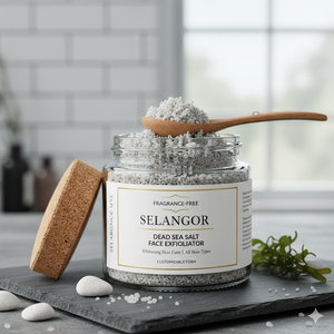 Exfoliante Facial de Sal del Mar Muerto Sin Fragancia de Selangor, Más Vendido, Blanqueador, Cuidado de la Piel, Formato Personalizable, Para Todo Tipo de Piel - Product Image 3