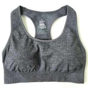 Soutien-gorge de sport pour femmes Soutien-gorge en coton sans trace, respirant, invisible, couleur pure, sans couture, rembourré - Product Image 6