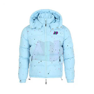 Chaqueta de Invierno Acolchada con Capucha para Hombre, de Primera Calidad, Térmica, con Dobladillo Ajustable, Transpirable, Resistente al Viento, Personalizable en la Parte Delantera - Product Image 1