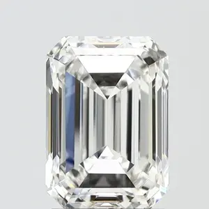 高品質カスタムメイドエメラルドカットラボダイヤモンド0.96カラットHカラーVS2クラリティダイヤモンドジュエリー卸売業者インドから