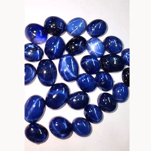 27 piezas de zafiro de estrella de Lindy natural 11mm a 14mm cabujón ovalado 185 Cts lote Iroc ventas zafiro ovalado suelto cabina de piedras preciosas - Product Image 1
