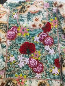 Tela de Encaje con Lentejuelas Bordadas, Tejido Transpirable para Verano, Estampado Láser para Bodas Infantiles - Product Image 4