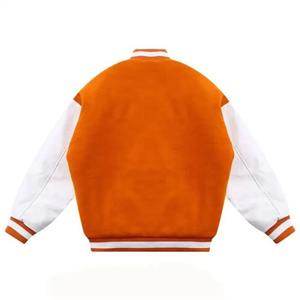 Eco-Friendly <b>Wool</b> Varsity Jacket Soft Warm Baseball Jacket with Custom Logo for Teams & Schools - Product Image 3