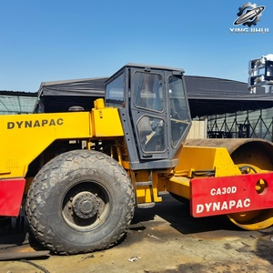 Compacteur vibrant à tambour unique Dynapac CA30D d'occasion, poids de travail 13 tonnes, marque suédoise originale, compacteur de taille moyenne - Product Image 4