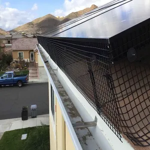 Panel solar de 6 pulgadas x 50 pies, cubierta fang'h, panel solar recubierto de PVC antioxidante, malla para pájaros, malla de alambre de 1/2 pulgadas