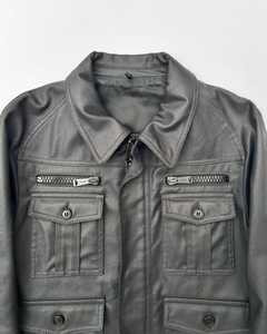 Chaqueta vaquera sencilla para hombre OEM al por mayor, top negro de manga larga, 100% algodón, estilo informal, acabado en invierno adecuado - Product Image 2