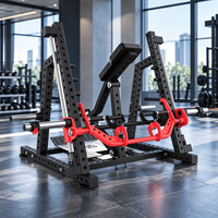 Machine à rames Smith à charge libre BN haute stabilité pour entraînement debout des dorsaux, équipement professionnel pour clubs de fitness