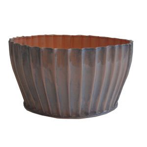 Vente en gros de pot de fleurs vintage en métal émaillé enduit de poudre pour l'intérieur et l'extérieur pour le jardin, le toit, le balcon, le salon - Product Image 1