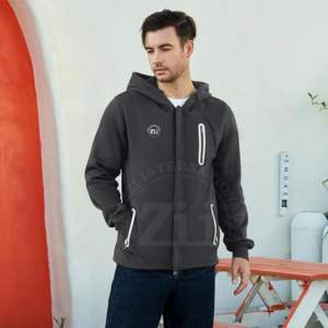 ผู้ผลิตเสื้อฮู้ดดี้ ผ้าฝ้าย 100% เสื้อฮู้ดดี้สตรีทแวร์ผู้ชาย ปักลาย ผ้าฟลีซ ออกแบบได้ตามต้องการ ทุกสี บริการ OEM - Product Image 3