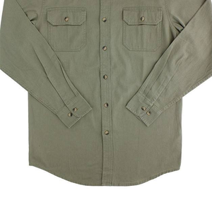 เสื้อเชิ้ตตกปลาผู้ชายแบบติดกระดุม ป้องกันแสงแดด UPF 50 กันน้ำ รับสกรีนโลโก้ ผ้าคอตตอนผสมสแปนเด็กซ์ 180 กรัม แขนยาว สำหรับกิจกรรมกลางแจ้ง - Product Image 2