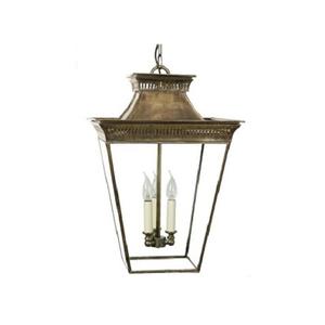 Lanterne suspendue marocaine en laiton de qualité de luxe dernière conception lanterne couleur or pour accessoires de décoration de mariage - Product Image 2