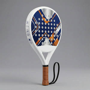 Raquette de paddle-tennis en fibre de carbone 12k 18k 24k, noyau en mousse EVA Memory Flex, logo personnalisé, forme diamant 16x19 - Product Image 3