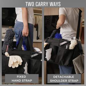 Organizador de Cocina Portátil con Asas y Correas para Hombro, 4 Divisores Plegables, Material de Poliéster, Diseño Duradero para Alimentos - Product Image 5