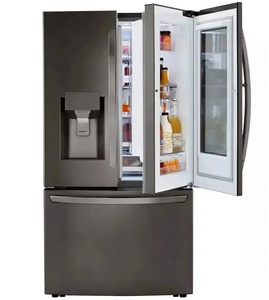 Réfrigérateur à portes françaises intelligent avec porte dans la porte, congélateur double température à encastrer, distributeur d'eau et de glace externe pour la famille - Product Image 3