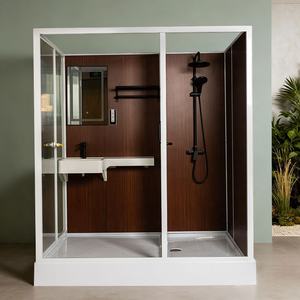 Set cubile Pancuran Toilet, Unit kamar mandi Prefab Set mewah multifungsi siap dibuat - Product Image 3