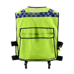 เสื้อกั๊กนิรภัยที่ทนทานพร้อมตาข่ายเรืองแสงและแถบสะท้อนแสงสำหรับไซต์งานกลางแจ้ง - Product Image 3