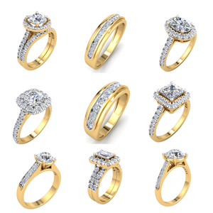 Bague classique élégante en or 14 carats pour femme avec 2,26Cts VS Clarity Lab Grown EF Color Diamond Jewelry - Product Image 5