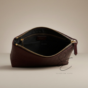 Neceser de Cuero con Grabado de Cocodrilo, Bolsa de Cosméticos de Viaje, Organizador con Cierre, Bolsa de Cuero Premium, Neceser Unisex Personalizado al por Mayor - Product Image 5