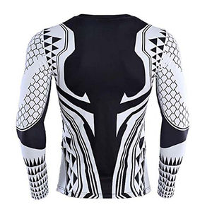 Rashguard personnalisé à manches courtes avec logo de surf Chemise de compression MMA/BJJ Conception de Jiu Jitsu sublimée Créez votre propre Rash Guard personnalisé - Product Image 6