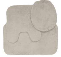 Vente en gros Tapis de toilette en peluche tie-dye long trois pièces antidérapant Ensembles de tapis de bain Ensemble absorbant