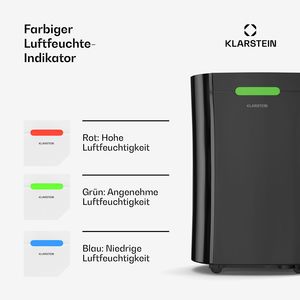 Deshumidificador Doméstico de 12L por Día, Control por Aplicación WiFi, Secador de Aire Portátil con Compresor y Drenaje Continuo para Habitaciones de 15-18 m2, Negro - Product Image 4