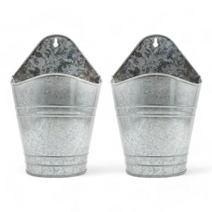 Maceta personalizable galvanizada de hierro de estilo europeo respetuosa con el medio ambiente de lujo única, cadena colgante, maceta de flores, apartamentos de jardín para el hogar - Product Image 5