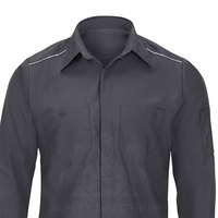 Camisa de Trabajo de Alta Visibilidad, Impermeable, Transpirable y de Secado Rápido, de Alta Calidad para Trabajadores de la Construcción e Industriales, con Tela Personalizada