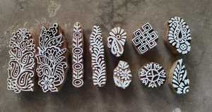 Bloques de Henna de madera hechos a medida, ideales para la impresión de Henna y textil, y también para proyectos de arte y artesanía - Product Image 1