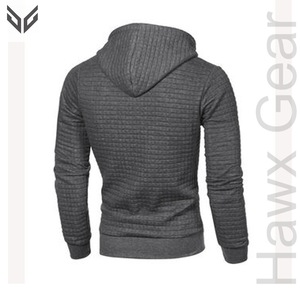Pull à capuche pour hommes de haute qualité coupe ajustée Logo personnalisé couleur unie fabriqué en tissu polaire du Pakistan technique lavée col à capuche - Product Image 3