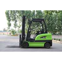 Chariot élévateur électrique professionnel 2 tonnes, mât en acier de 3 mètres, entretien facile, contrôle précis, vente en gros