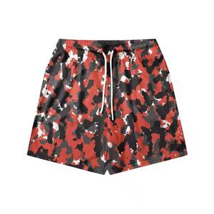 Short en maille de sublimation imprimé camouflage rétro de haute qualité 100% polyester pour hommes Logo personnalisé Sublimation Short en maille personnalisé décontracté - Product Image 4
