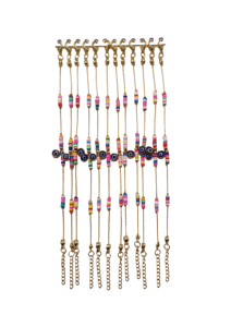 Pulsera Enrollable de Acero Inoxidable con Perlas de Imitación y Circonitas DAFNI BIG PAZAR - Regalo de Moda de Estambul - Product Image 4