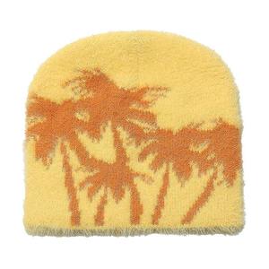 Gorro Jacquard de invierno de lujo de diseñador, gorro de punto con patrón a cuadros bordado 3D, estilo Hip-Hop, para escena de playa al aire libre, venta al por mayor - Product Image 2