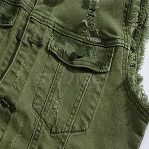 Design Your Own Comfortable Winter Outerwear <b>Men</b> Jeans <b>Vest</b> Premium Quality Breathable 100% Cotton Customizable Bulk Quantity - Product Image 4