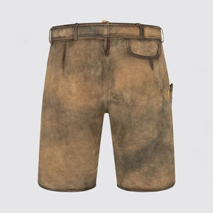 Vintage Cowhide Suede Lederhosen | Traditional German Leather Pants | Custom Oktoberfest <b>Shorts</b> for Men - Product Image 6