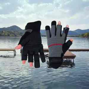 Protección laboral industrial Guantes sin dedos Guantes de trabajo de taller antiestáticos resistentes al desgaste sin polvo - Product Image 6