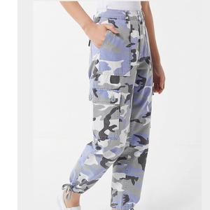 Joggers décontractés pour hommes motif camouflage, 100 % coton respirant, anti-boulochage, avec cordon de serrage, personnalisables, vente en gros, haute qualité - Product Image 5